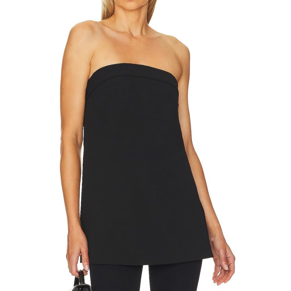 NWT $325 NICHOLAS ANAMIKA STRAPLESS BLACK TOP SIZE 4